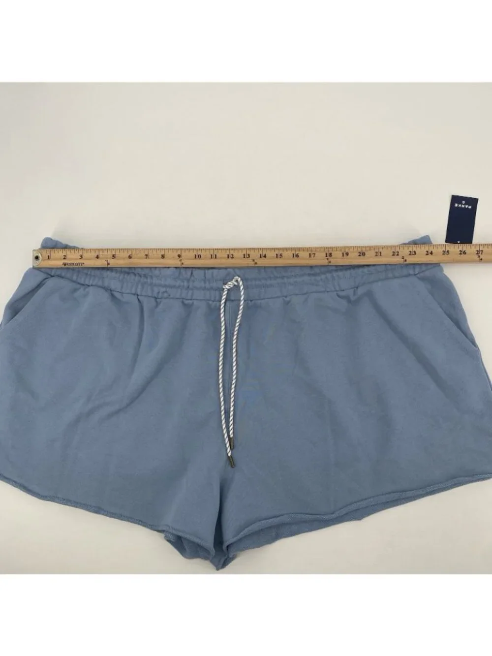 Parke x Target Plus Size 3X Light Blue Mid-Rise Pull-On Sweat Shorts NEW